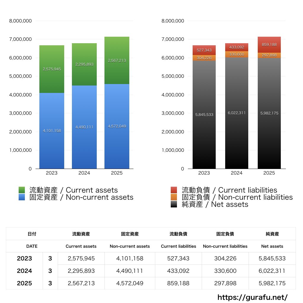 リスクモンスター_BS_バランスシート_グラフ