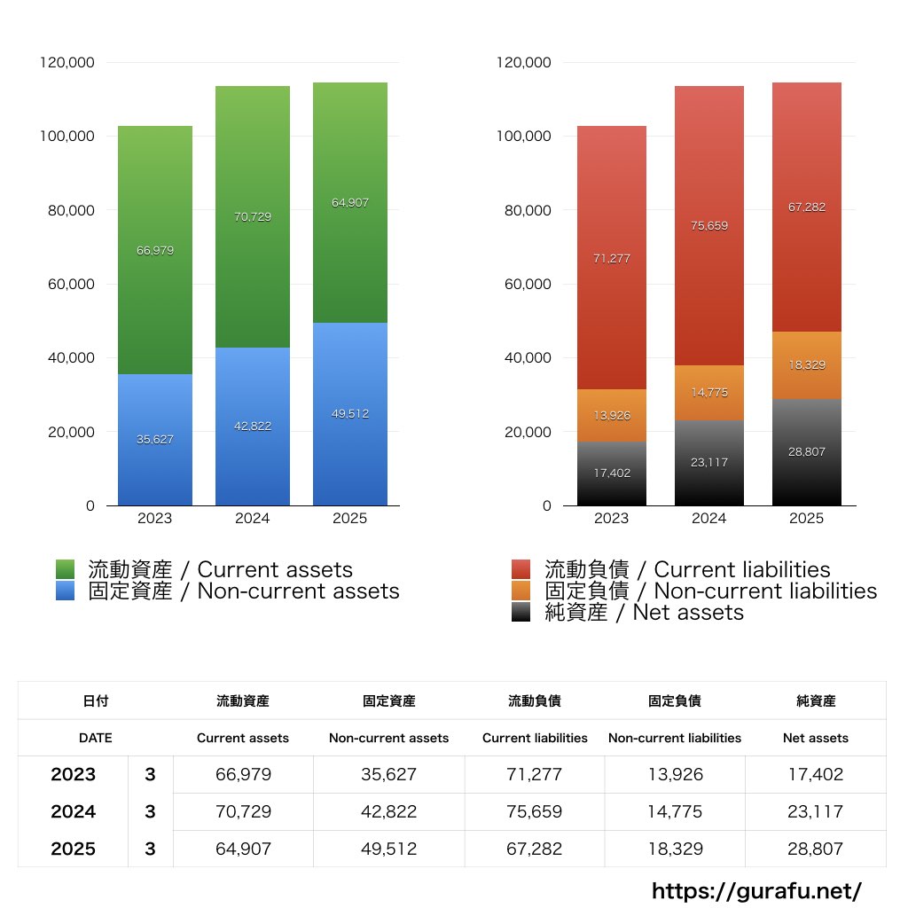 中北薬品_BS_バランスシート_グラフ