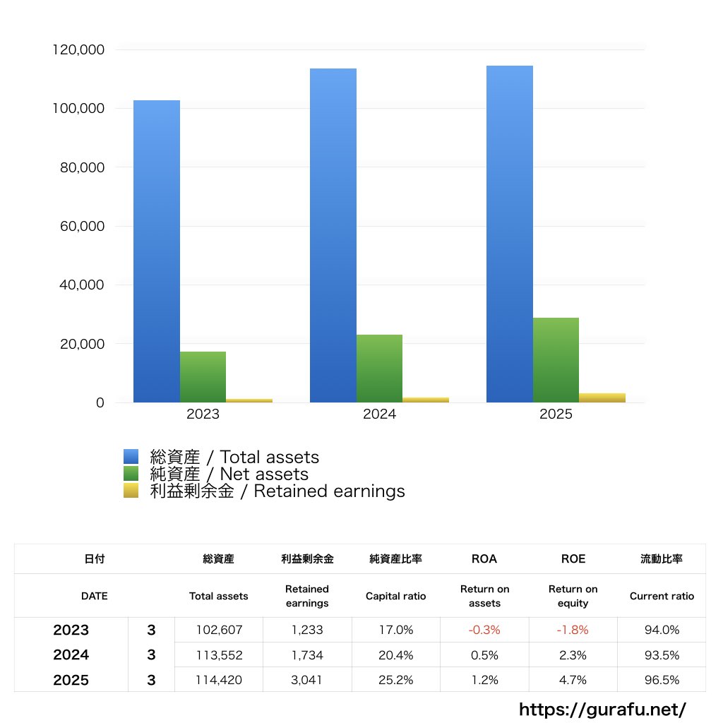 中北薬品_BS_バランスシート_グラフ