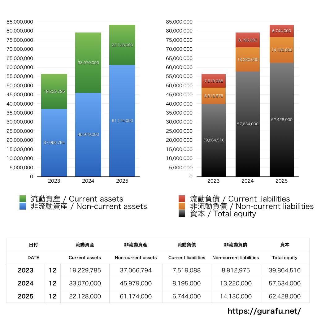 インテグラル_BS_バランスシート_グラフ