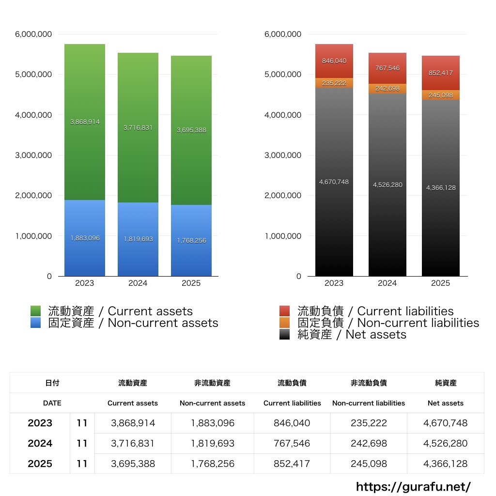ティムコ_BS_バランスシート_グラ
