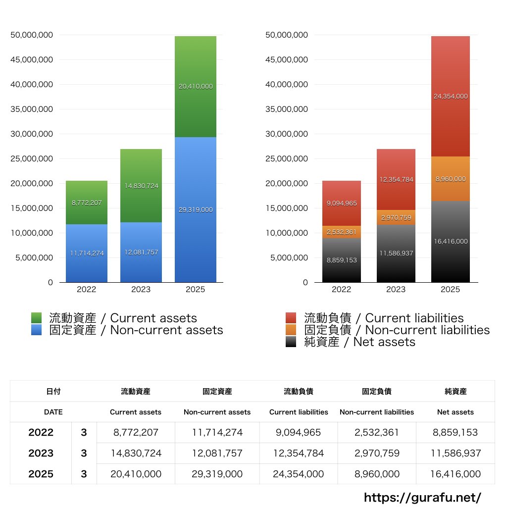 木下グループ_BS_バランスシート_グラフ