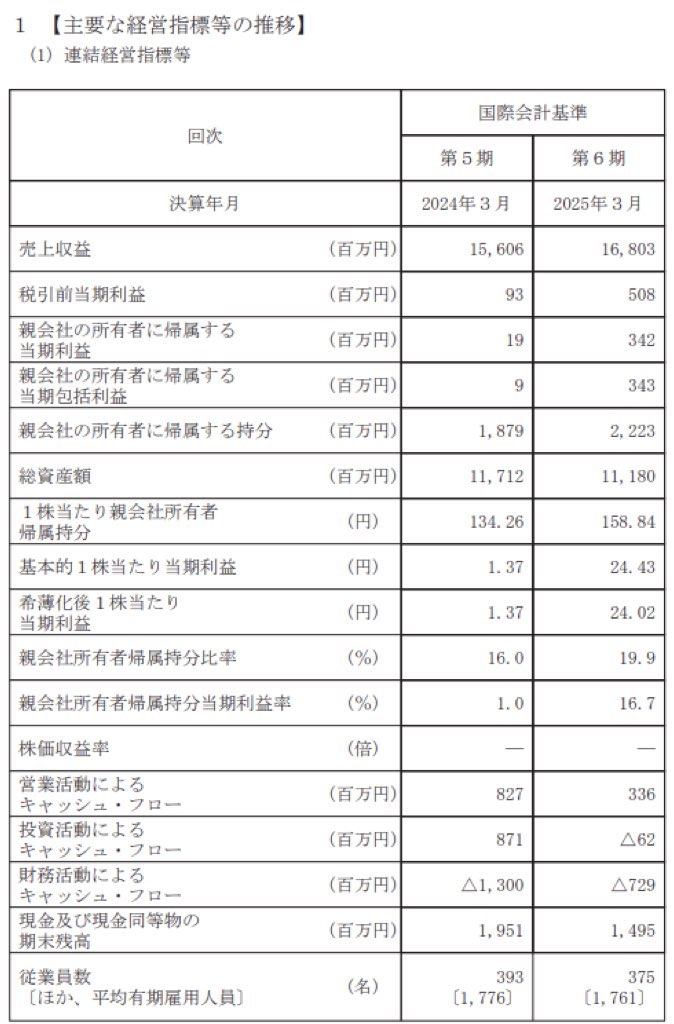 ヒトトヒトホールディングス_有価証券報告書