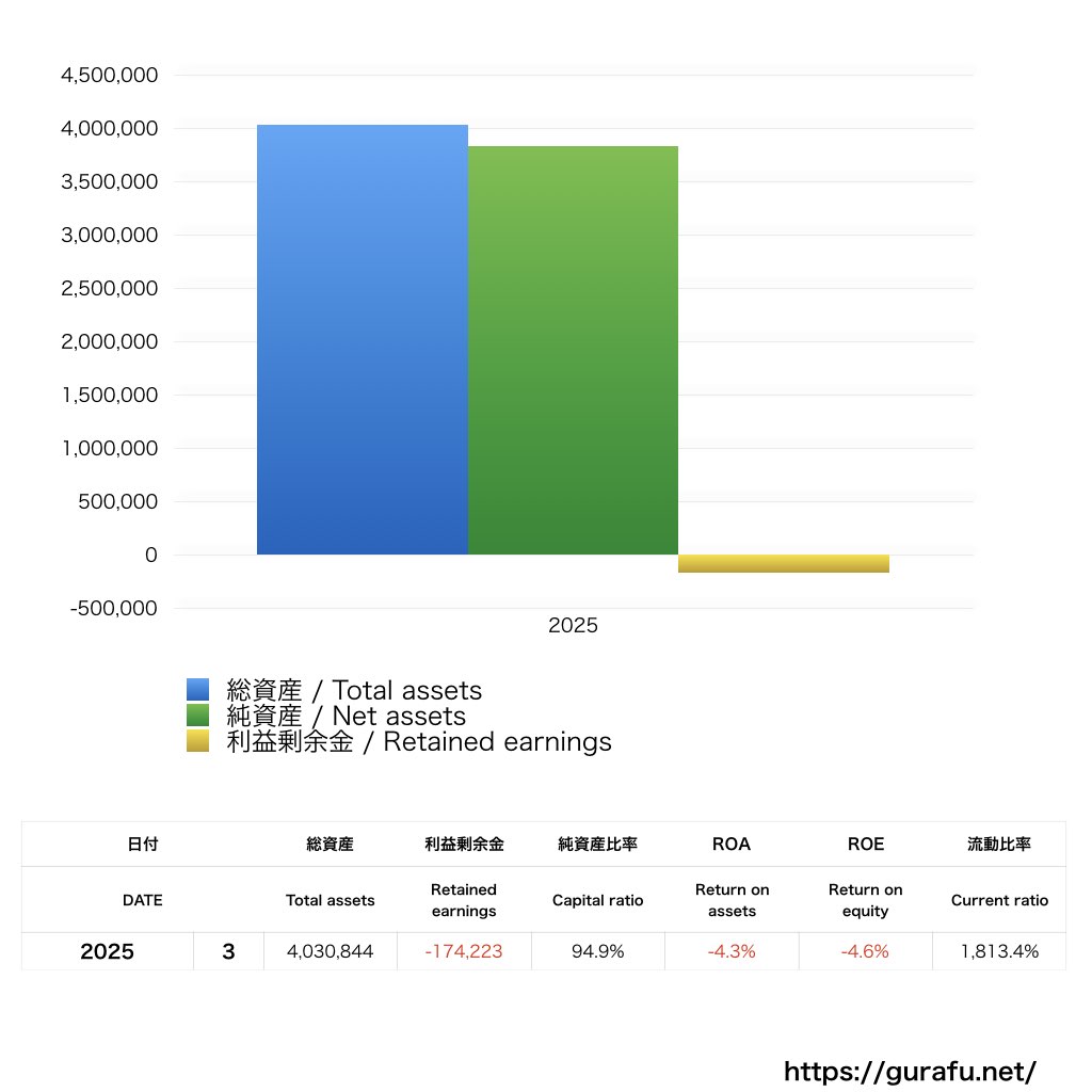 ジャパンナショナルスタジアム・エンターテイメント_BS_バランスシート_グラフ